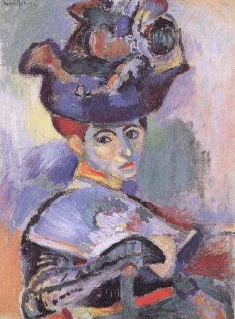 Henri Matisse Woman with Hat (Madame Matisse) (mk35)